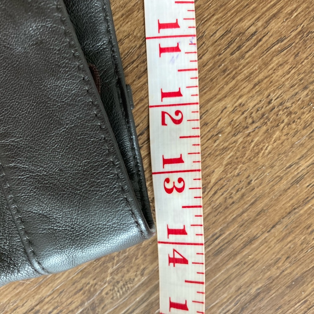 Rem Garson dark brown high rise leather pants - Picture 6 of 16